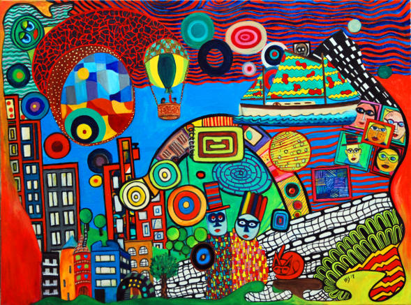 oil on canvas  101 x 76cm